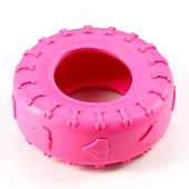Игрушка жевательная "Шина" для собак 9см розовая фото, цены, купить