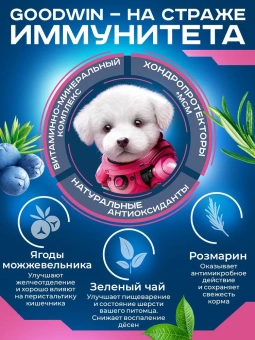 GOODWIN для щенков, беременных и кормящих мелких и миниатюрных пород с ягненком 400г фото GOODWIN для щенков, беременных и кормящих мелких и миниатюрных пород с ягненком 400г фото, цены, купить