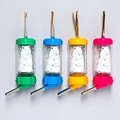 Поилка для грызунов «Пирамида» 80 мл, 9х4.5 см, микс цветов  фото, цены, купить