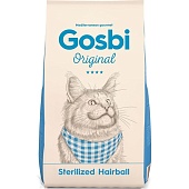 GOSBI ORIGINAL STERILIZED HAIRBALL  для стерилизованных с выведением шерсти у кошек фото, цены, купить