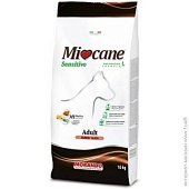 MIOCANE ADULT SENSITIVE SP с лососем для собак средних пород 10 кг