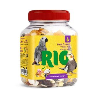 Лакомство RIO Фруктово-Ореховая Смесь 160г для птиц фото, цены, купить
