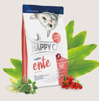 Happy Cat Sensitive Ente с уткой 1,4 кг фото, цены, купить
