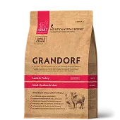 GRANDORF низкозерновой ягненок, индейка для собак средних пород и крупных пород 10кг фото, цены, купить