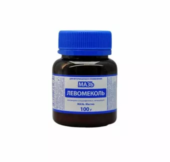 мазь Левомеколь-вет 100г фото, цены, купить