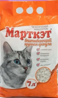 Марткэт наполнитель,  впитывающий крупная гранула 4,5л фото, цены, купить