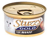 Stuzzy Gold (Штуззи) для взрослых кошек Мусс Говядина 85г