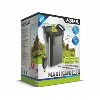  Фильтр внешний MAXI KANI 500 (350-500л/ч 6 кассет по1,9л) 1400л/ч  AQUAEL фото, цены, купить
