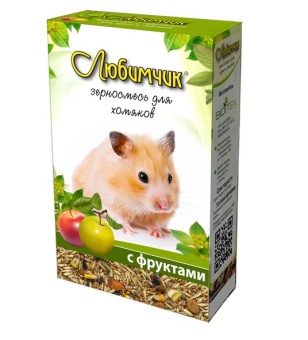 Любимчик Корм для хомяков, Фрукты 400г фото, цены, купить
