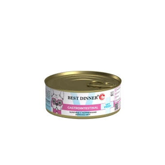 Best Dinner Exclusive Vet Profi консервы с телятиной с потрошками при болезнях  ЖКТ у собак 100г фото, цены, купить