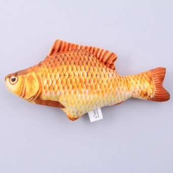 Игрушка для кошек с мятой «Сазан» из текстиля, 20 см фото, цены, купить