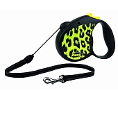 Рулетка Flexi SAFARI Leopard 5м 1(S) Трос до 12кг в Симферополе