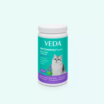 Фитомины Форте зубов и костей кошкам 200шт  фото