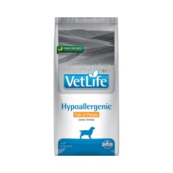 Farmina VetLife Hypoallergenic Fish&Potato рыба, картофель при аллергии у собак 12кг фото, цены, купить