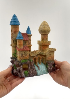  Грот "Крепость с водопадом" (17*8*19) (AC-093) фото, цены, купить