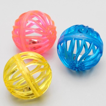 Шарик для кошек "Завитушки" 4см микс цветов фото, цены, купить