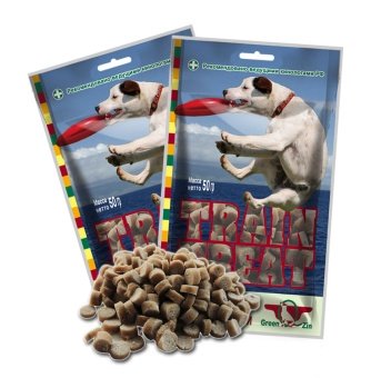 Green Qzin ДРЕССУРА №1 утка, тунец 50г фото, цены, купить