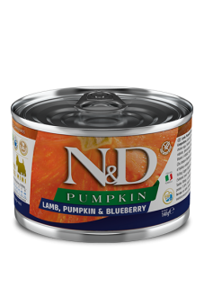 Farmina N&D MINI PUMPKIN Lamb&Blueberry консервы тыква, ягненок, черника 140г фото, цены, купить