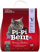 Pi-Pi-Bent Нежный прованс Наполнитель комкующийся для туалета кошек крафт-пакет 5 кг (12 л) фото, цены, купить