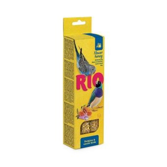 RIO для волнистых попугаев и экзотов с медом 2 палочки 40г  фото, цены, купить
