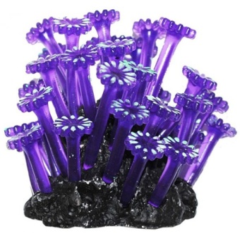 Коралл силикон Анемоны 10см Фиолетовые фото, цены, купить