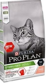 PRO PLAN Sterilised Senses для стерилиз/кастр. кошек при чувствительном пищеварении с лососем 10 кг фото, цены, купить