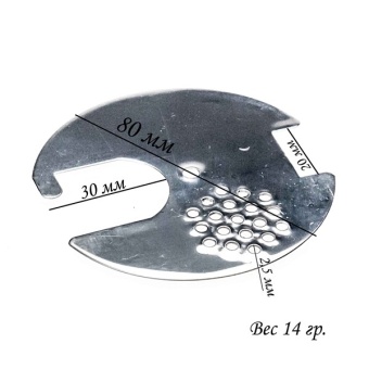 Летковый заградитель круглый 4 функции нержавейка 80мм фото, цены, купить