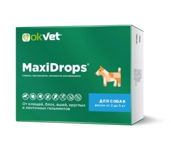 МаксиДропс для собак весом 2-5кг фото, цены, купить