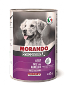 MORANDO PROFESSIONAL Паштет с ягненком консервы для собак 400г  фото, цены, купить