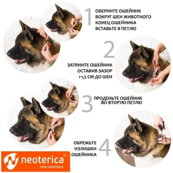 Ошейник Inspector (Инспектор) для собак средних пород 65см фото, цены, купить
