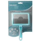 Пуходерка DeLight  AQUA пластик с каплей, большая фото, цены, купить