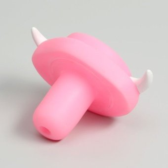 Игрушка пищащая "Мордочка кабана" для собак, 9 см, розовая фото, цены, купить