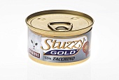 Stuzzy Gold (Штуззи) для взрослых кошек кусочки с Индейкой 85г