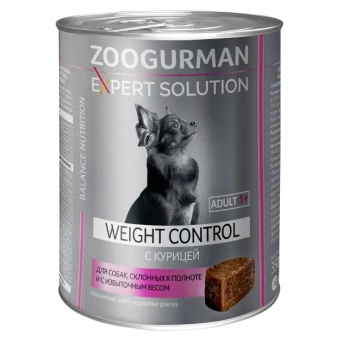 Zoogurman EXPERT Solution Weight Control консервы 350г, курица для собак фото, цены, купить