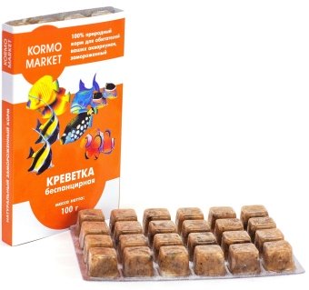 KORMO MARKET замороженная креветка беспанцерная 100г блистер  фото, цены, купить