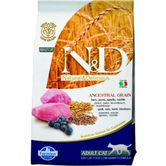 Farmina N&D LowGrain ADULT Lamb&Blueberry низкозерновой ягненок, черника для кошек 300г фото, цены, купить