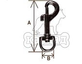 Карабин Каскад XXI А=84мм В=26мм фото, цены, купить