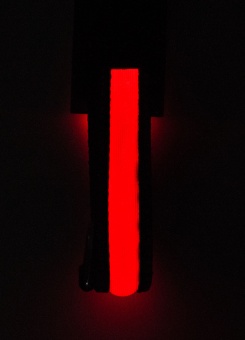 Светящийся ошейник с USB-зарядкой (красный) 2.5см*41-51см (нейлон+LED) фото, цены, купить