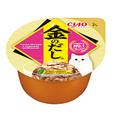 INABA CIAO Kinnodashi Cup Тунец Магуро с морским гребешком, ламистер для кошек 70г  фото, цены, купить