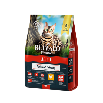 Mr.Buffalo ADULT с курицей для кошек  400г фото, цены, купить