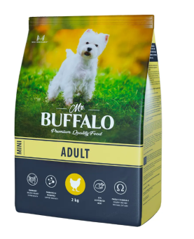 Mr.Buffalo ADULT MINI с курицей для собак мелких пород 2 кг фото, цены, купить