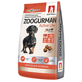 Zoogurman Active Life с телятиной для активных собак мелких и средних пород 1,2кг фото, цены, купить