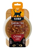 TiTBiT Супчик с сердцем говяжьим лакомство для кошек 55 г фото, цены, купить