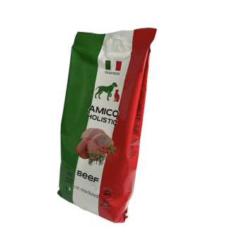 Amico Holistic Sterilized Телятина для стерилизованных кошек и кастрированных котов 400г фото, цены, купить