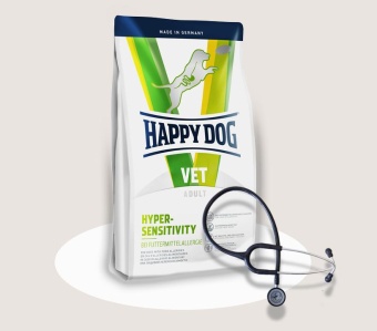 Happy Dog VET Diet Hypersensitivity  при пищевой аллергии у собак 1кг фото, цены, купить