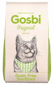 GOSBI ORIGINAL GRAIN FREE STERILIZED 1кг беззерновой для стерилизованных котов фото, цены, купить
