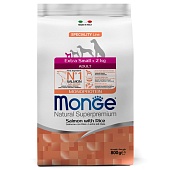 Monge Speciality Line Monoprotein сухой для взрослых собак миниатюрных пород Лосось/Рис 800г фото, цены, купить