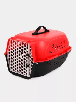 Переноска пластиковая  АВИА с пластиковой дверью 48*32*26см  фото, цены, купить