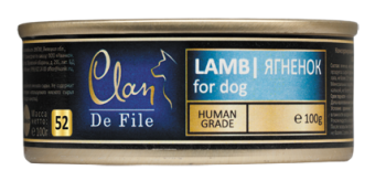 Clan De File консервы 100г кусочки ягненка для собак фото, цены, купить