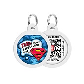 Адресник Collar WAUDOG "Работа для супермена" 25 мм  фото, цены, купить